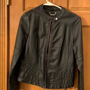 Leather like jacket